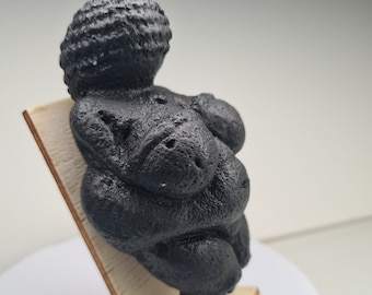 Venus of Willendorf, black, mother goddess