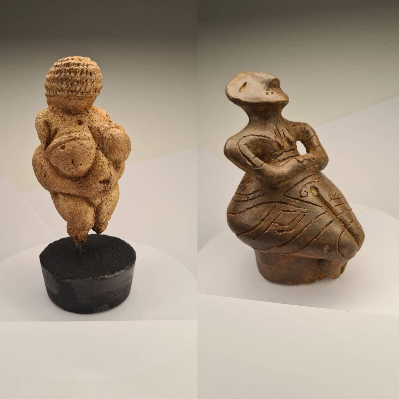 置物 Primitive Sculpture Primitive Stone Sculpture 4 Inch / 10 Cm, Totem Stone, Handmade