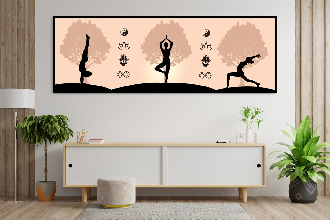 Yoga Wall Painting Ideas
