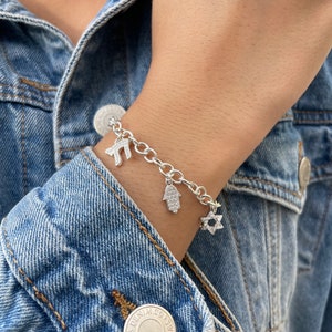 Israel pendant bracelet