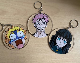 Commission - Porte-clés anime personnalisés