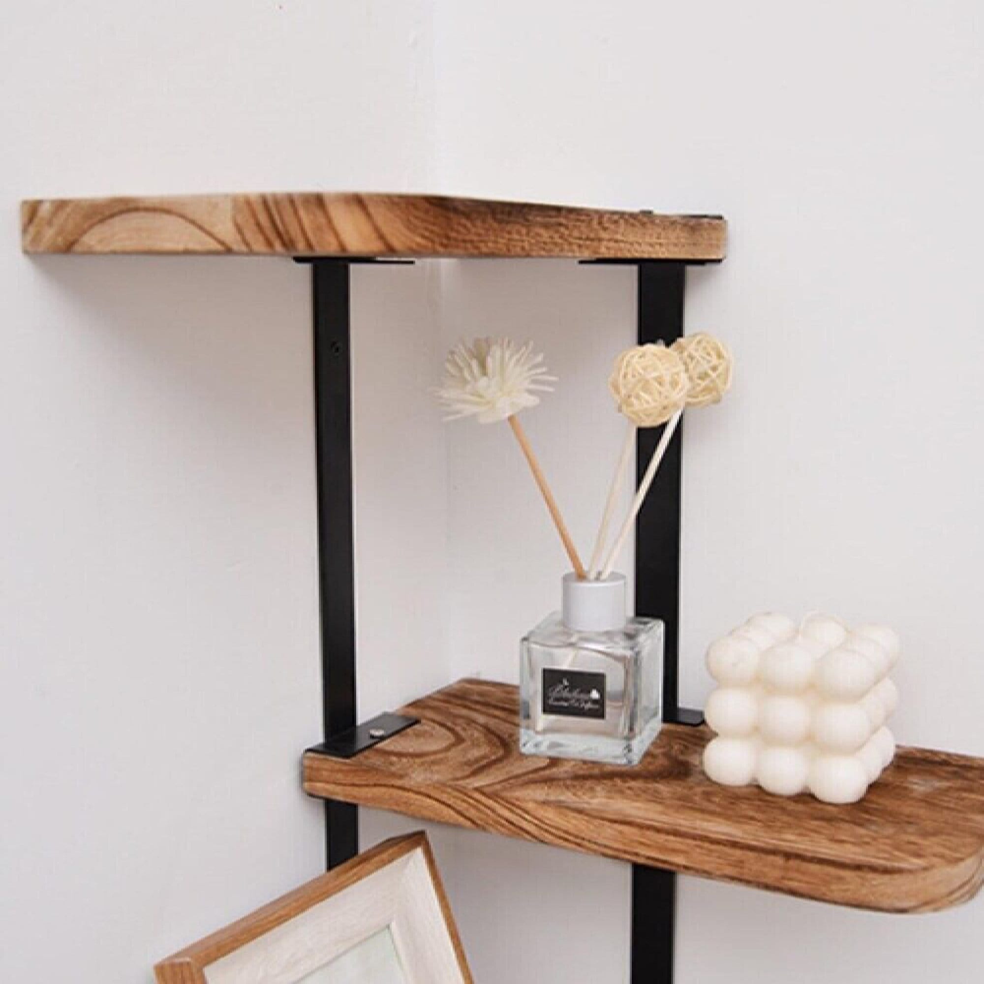 3 Tier Floating Shelves Wall Mounted Storage Décor Wall Etsy UK