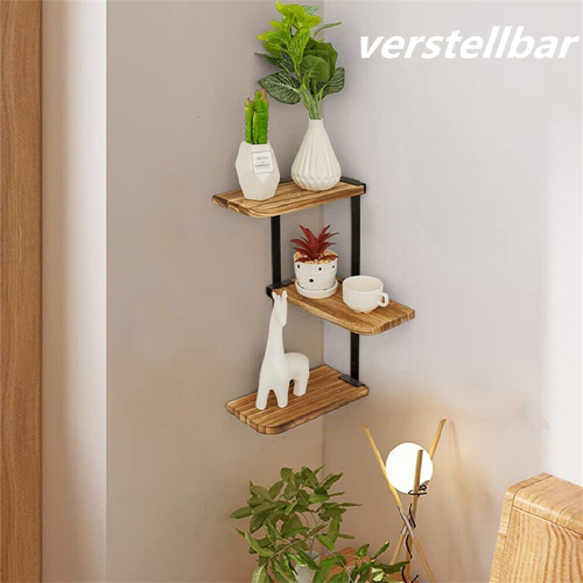 3 Tier Floating Shelves Wall Mounted Storage Décor Wall Etsy UK
