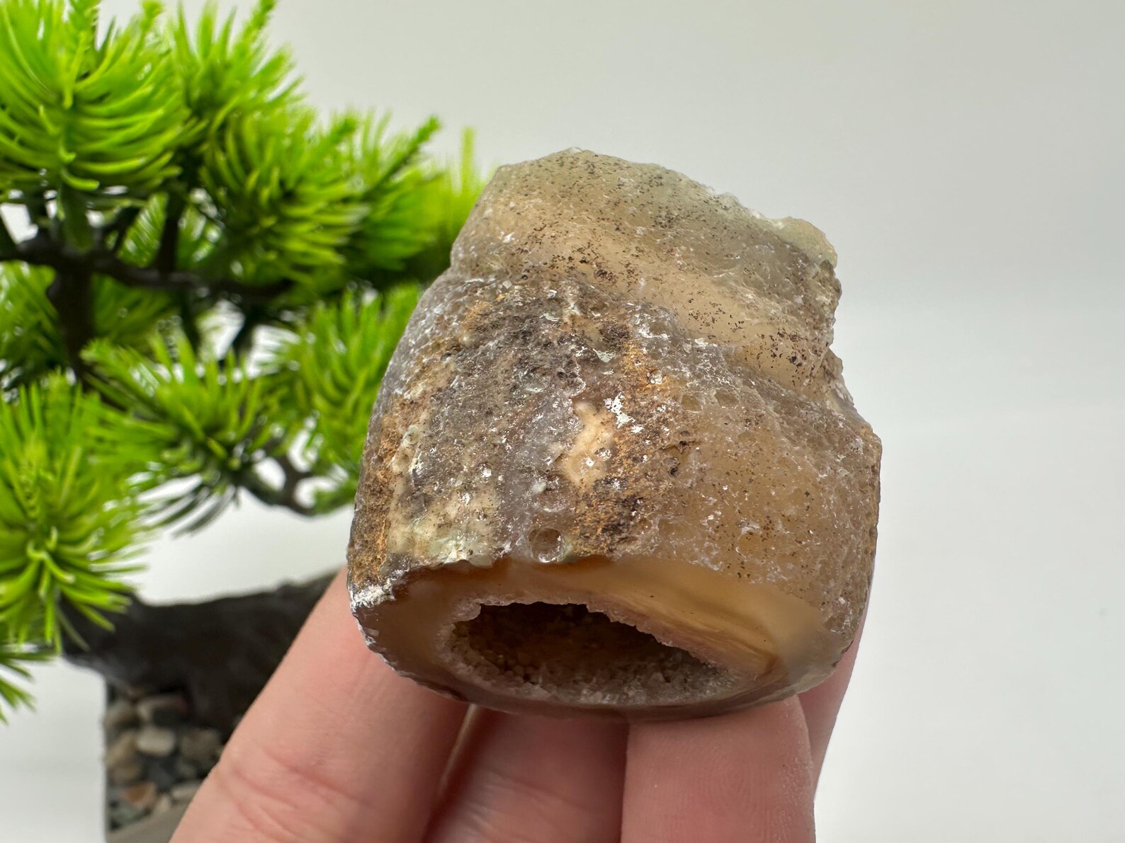Natural Agate Geode – Crystal Cave Formation | Collector Mineral ...