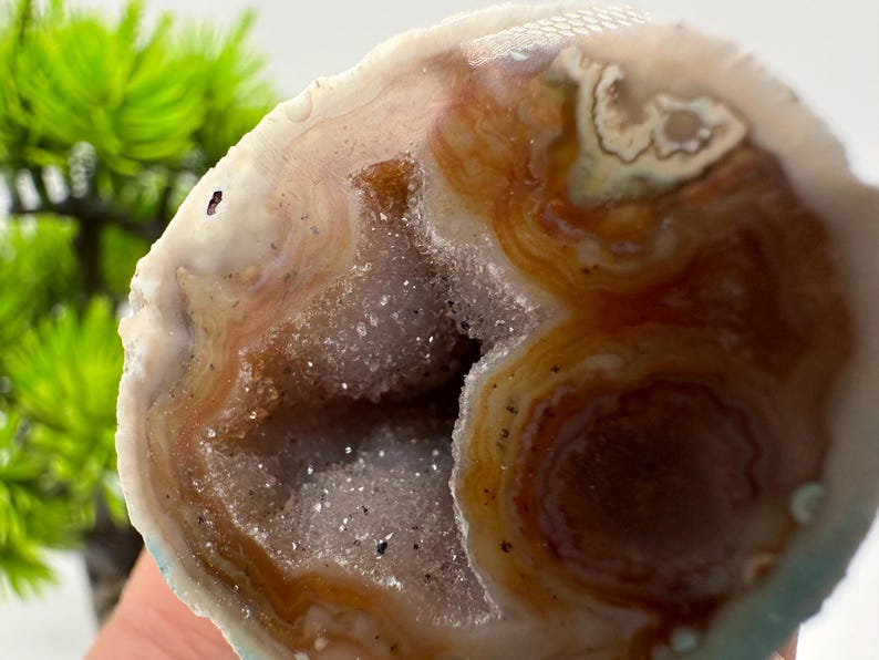 Natural Agate Geode – Crystal Cave Formation | Collector Mineral ...