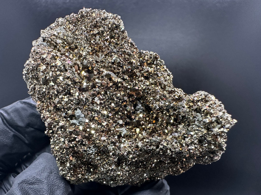 Stunning Mossy Pyrite Rare Pyrite False Gold Fool’s Gold Borieva Madan ...