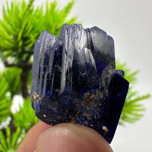 Crystallized Azurite-Kerrouchen,Morocco-Blue Azurite Specimen-High Quality Blue Azurite-Azurite Mineral Specimen, gemmy,lustrous of Azurite