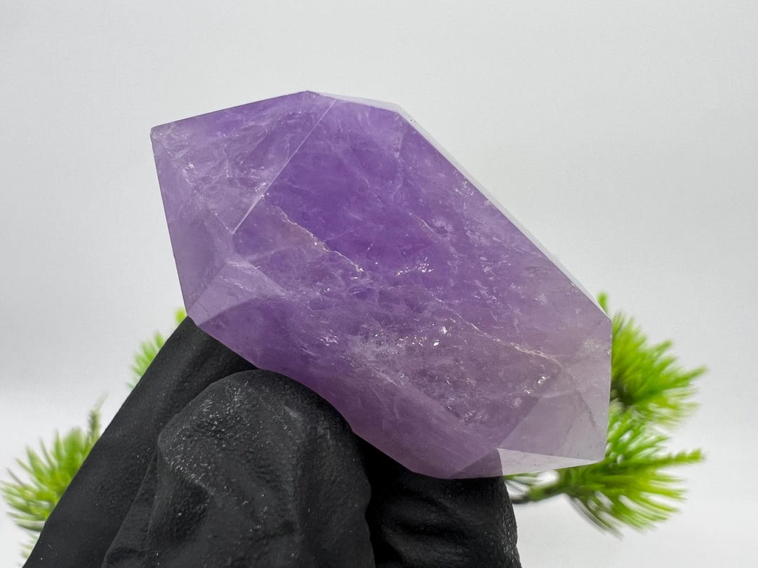 Shewal Point Brazil Brazilian Amethyst Point, Natural Crystal Cluster - Etsy