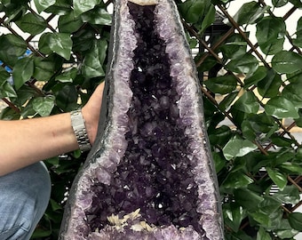 Natural Amethyst Geode Crystal Cluster: Dream Specimen, Energy Healing