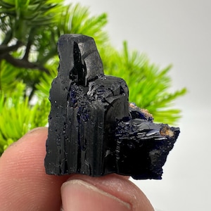 Crystallized Azurite-Kerrouchen,Morocco-Blue Azurite Specimen-High Quality Blue Azurite-Azurite Mineral Specimen, gemmy,lustrous of Azurite