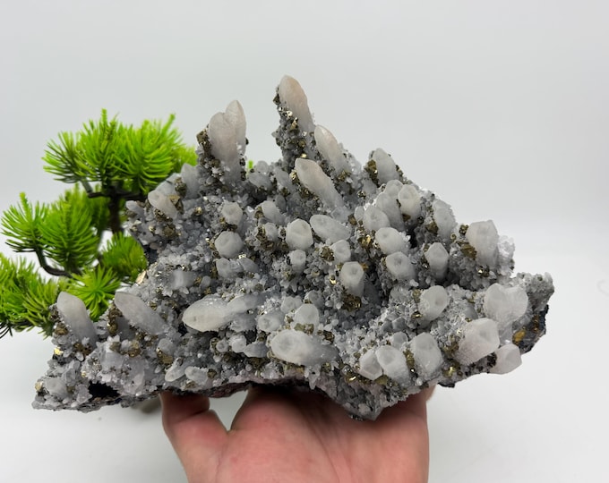 Featured listing image: Chalcopyrite with Quartz Specimen: Krushev Dol Mine, Bulgaria
