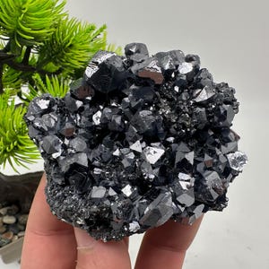 Stunning Galena Spinel Law on Sphalerite,From Borieva mine,Madan,Bulgaria,collection mineral specimen,rare crystal,Galena,Spinel law Galena