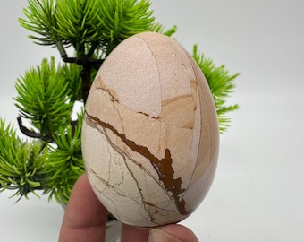 ONE(1)Landscape Jasper Polished Egg,Jasper Tumbled,Tumbled Stone,Crystals,Stone, Gifts,Rocks, Gems, Gemstones,Zodiac Crystals,Healing Stone