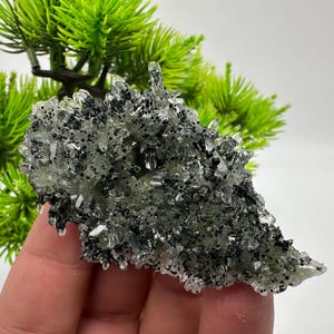 Wonderful Quartz whit Spahelrite,Chlorite inclusions,from Borieva mine,Bulgaria,natural,collection mineral specimen,rare crystal,Quartz,gift