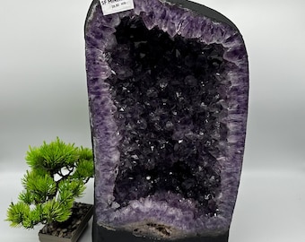 Natural Amethyst Geode Crystal Cluster: Dream Specimen, Energy Healing