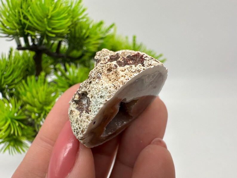 Natural Agate Geode – Crystal Cave Formation | Collector Mineral ...