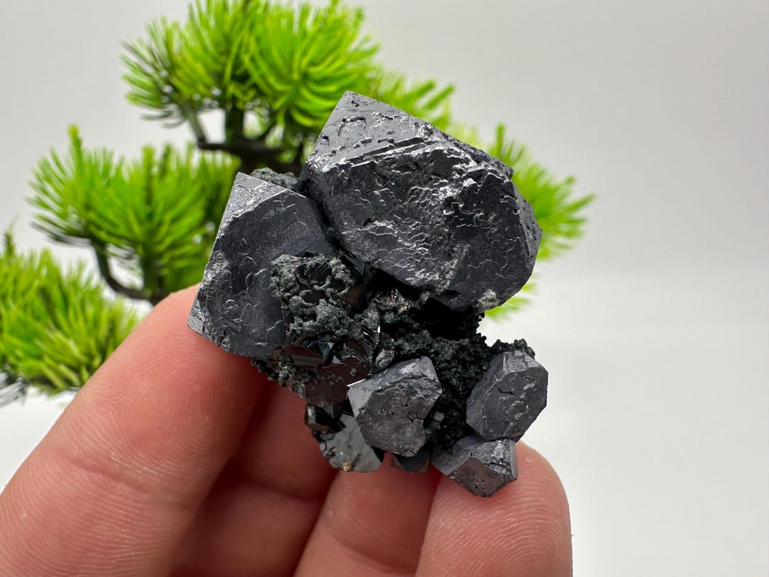 方鉛亜緑泥石標本、ボリエバ鉱山、希少結晶 - Etsy 日本