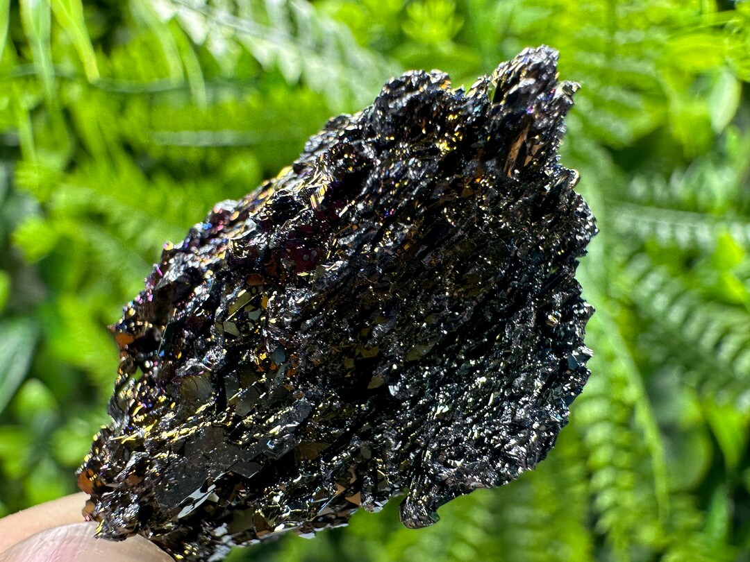 Carborundum Stunning Raw Rainbow Carborundum Specimen Etsy