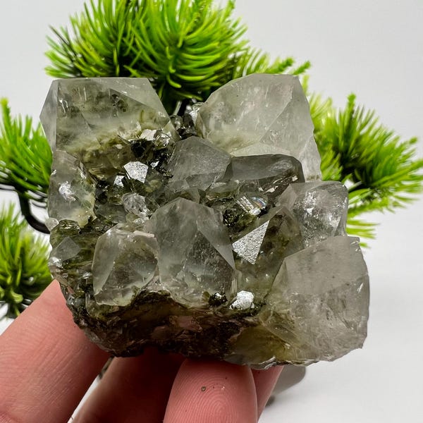 Rainbow Epidote with Quartz, Hakkari Turkey Mineral Specimen