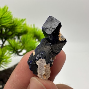 Crystallized Azurite-Kerrouchen,Morocco-Blue Azurite Specimen-High Quality Blue Azurite-Azurite Mineral Specimen, gemmy,lustrous of Azurite