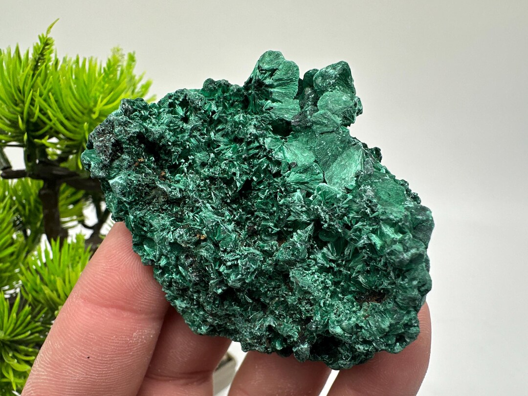コンゴ産 孔雀石 マラカイト 大型標本 球状結晶 高級天然石 鉱物標本　希少品 高品質繊維状孔雀石結晶、コンゴ産鉱物標本 - Etsy 日本