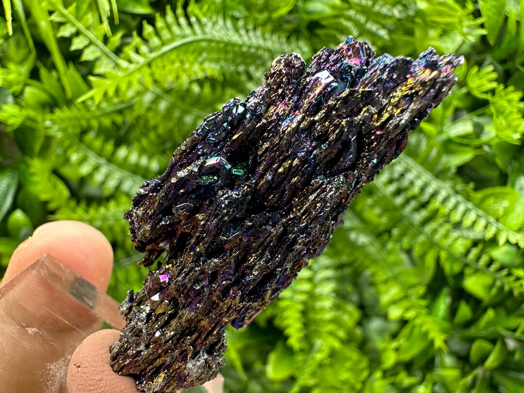 Carborundum Stunning Raw Rainbow Carborundum Specimen Etsy