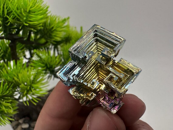 レインボービスマス結晶、宝石コレクション - Etsy 日本