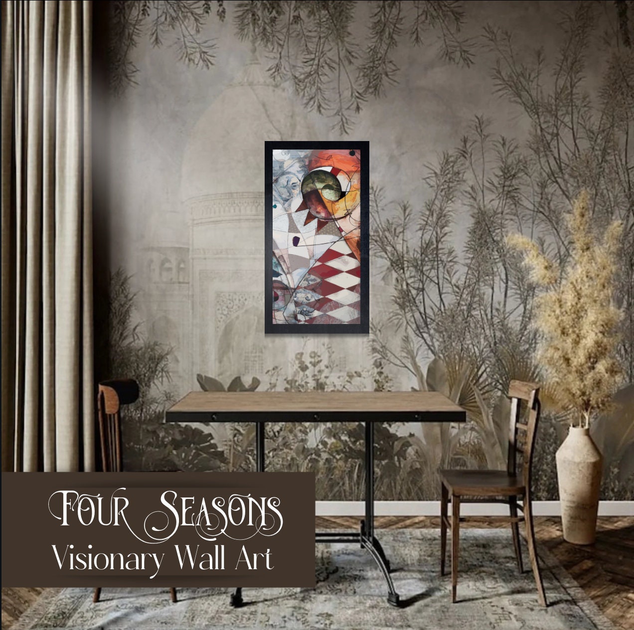 24 X 48 Horizontal Wall Art For Living Room