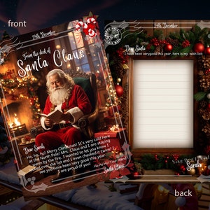 Editable Letters From Santa Letter From Santa Dear Santa Svg Editable Letter Santa Letters Dear Santa Svg Letters Santa - Christmas