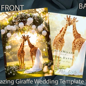Elegant Wedding Invitation Card Wedding Invitation Template Wedding Invitation & Paper Wedding Invite Casual Wedding Invitation RSVP Wedding