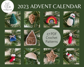 Festive Crochet Delights: 27 Patterns for Christmas Decorations.