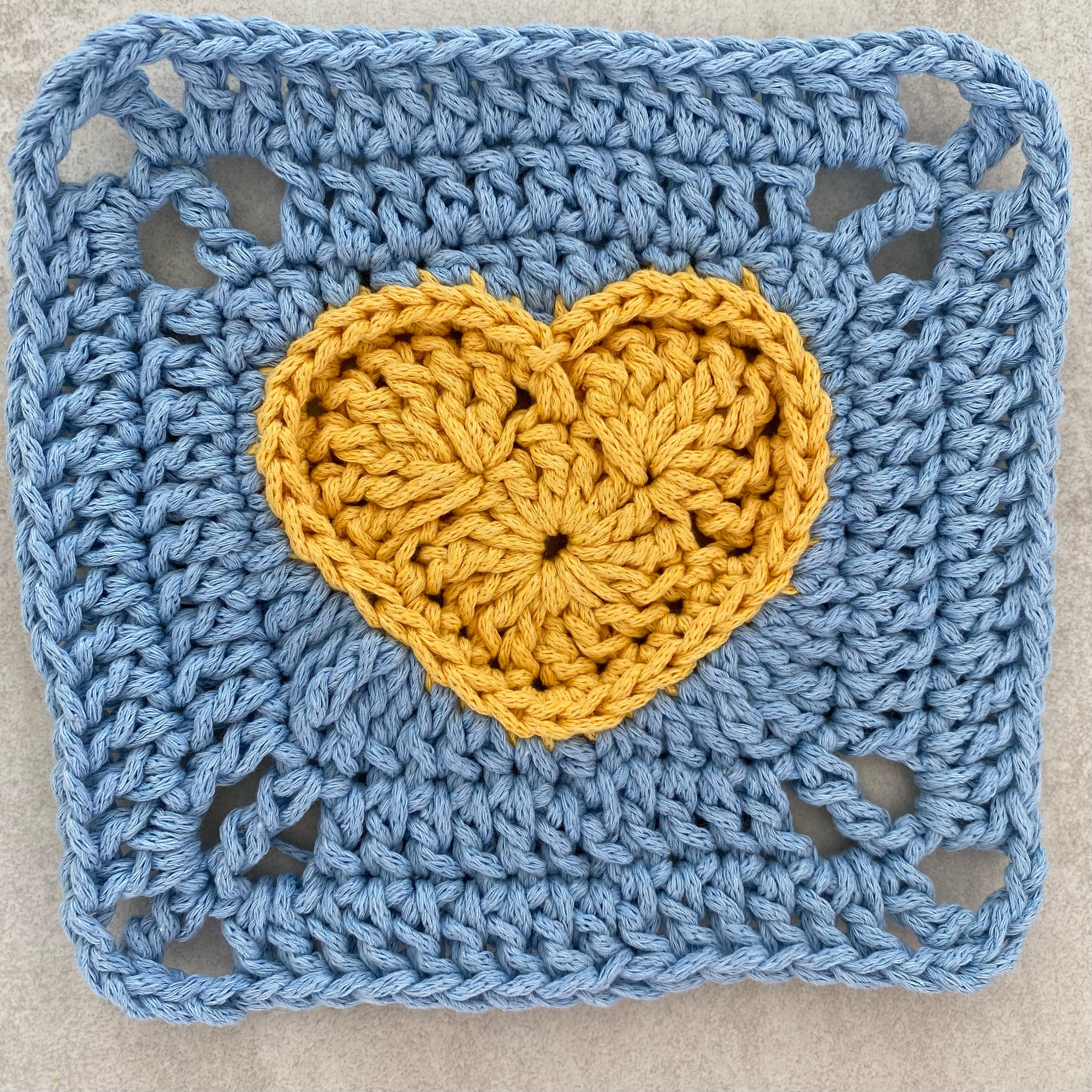 Whimsical Heart Granny Square Crochet Pattern - Etsy