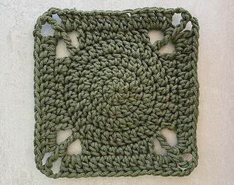 Blank Granny Square Crochet Pattern | Easy Skill (PDF Pattern)