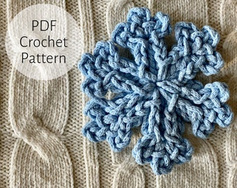 Winter Wonderland Crochet Snowflakes Set - DIY Decor for a Cozy Season