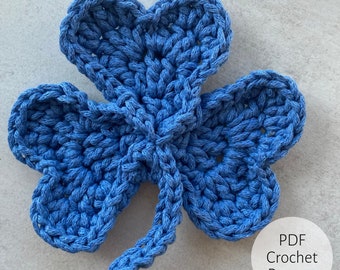 Trèfle au crochet pour la Saint-Partick || Patron Oxalis au crochet