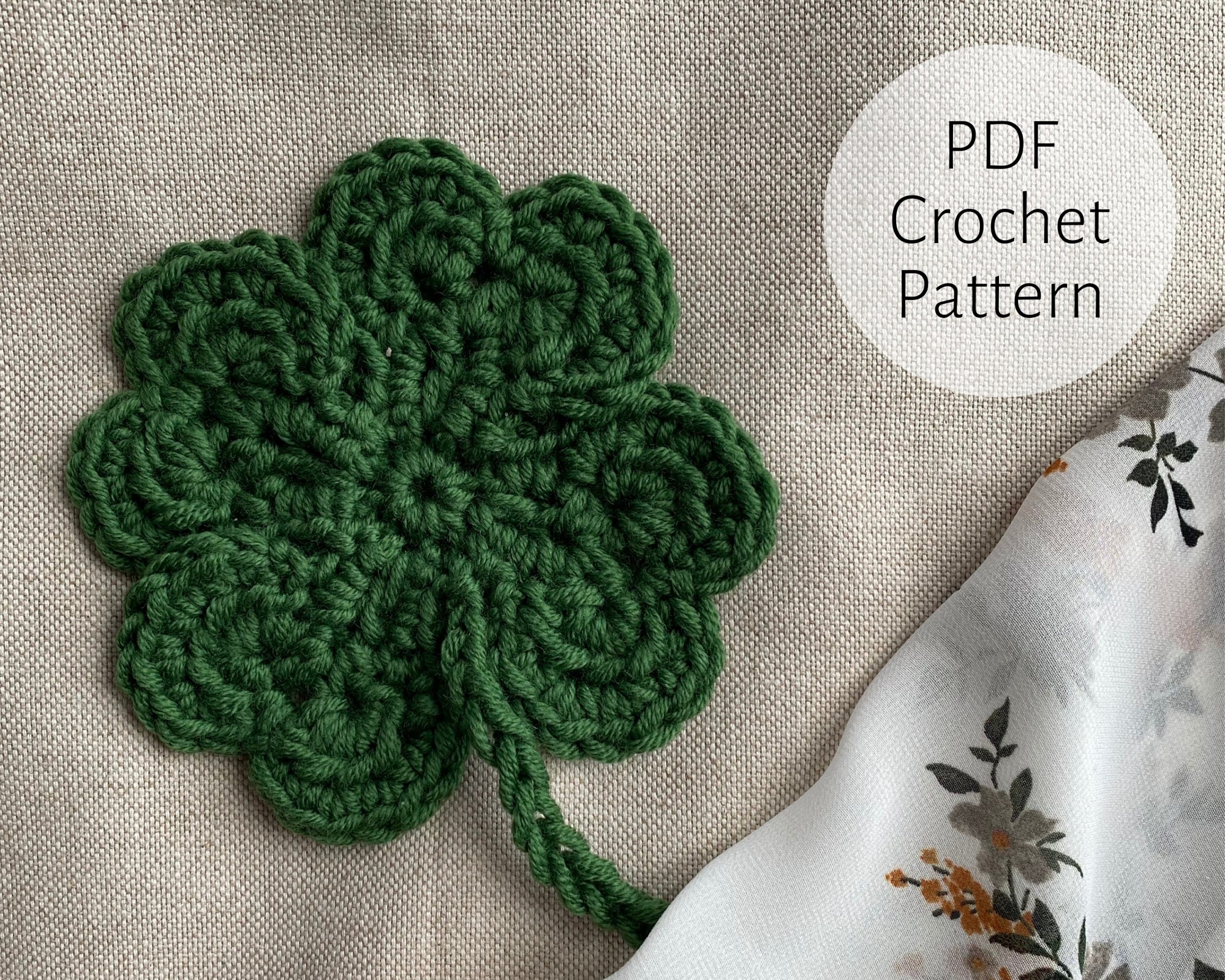 Clover Motif PDF Pattern
