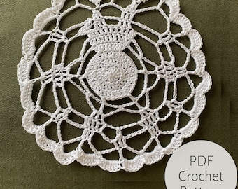 Easter Bunny Crochet Doily Pattern: Spring Table Decoration (PDF Pattern)