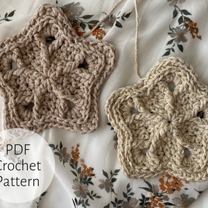 Crochet Star Ornament