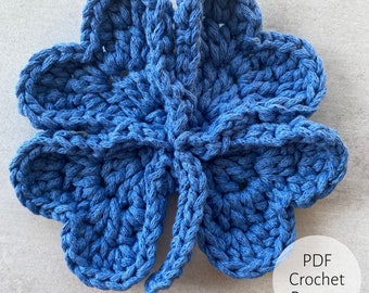 Crochet 4-leaf Clover Pattern || Crochet Oxalis Pattern