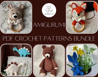 Amigurumi Wonderland Bundle - PDF Crochet Patterns for Adorable Creations