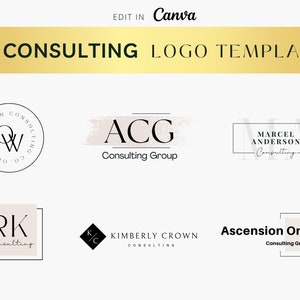 Logotipo de consultoría, plantilla de diseño de logotipo de consultoría, marca de logotipo de marketing de consultoría, logotipo de consultor, redes sociales de consultor