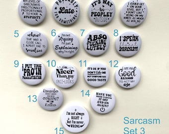 Funny Professionals Pin Buttons – 10 Bunte Anstecker Mit Berufs-Sprüchen, Lustig, Für Kleidung & Taschen, DIY Deko