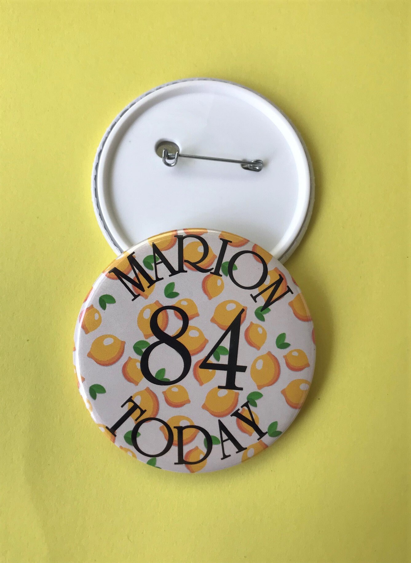 Personalised Birthday Badge Any Name, Any Age - Etsy UK