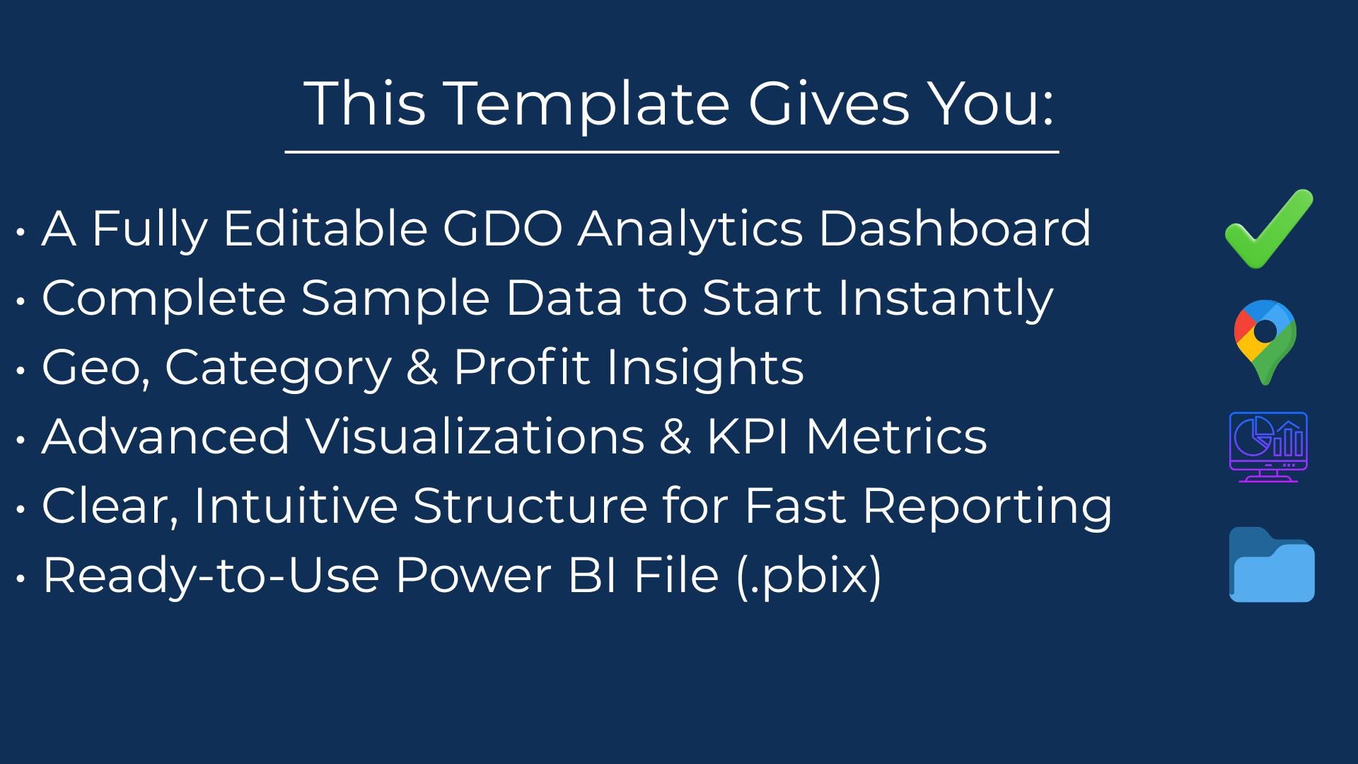 Retail Sales Analytics Dashboard - Editable Power BI Template - Etsy