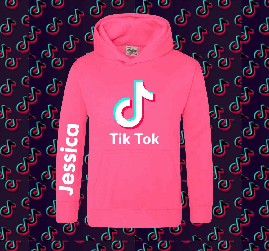Personalised Tik Tik Hoodie Tiktok Hoodie Fyp Tik Tik Gift Etsy UK