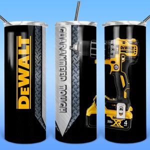 Power Drill 20oz Skinny Full Tumbler Wrap PNG Design