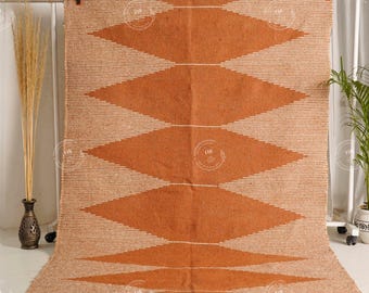 Handmade KILIM Rug, Multicolor; Jute Rug wool rug Kilim Dhurrie; traditional Indian; Chic Victorian Hipster, Custom Rugs