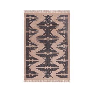 Handmade Wool Jute Kilim Rug,Wool Jute Kilim Rug,Wool and Jute Rug Handmade, Kilim Dhurrie Rug,Handmade Navajo Kilim Rug, Aztec Rug,