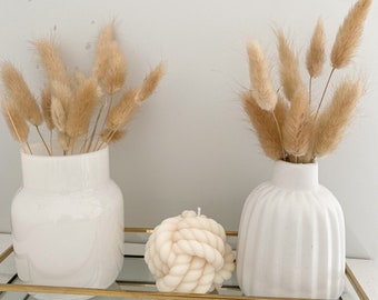 Yarn candle/cnot candle/bohoostyle/home decoration/cozy/gift idea/knot candle