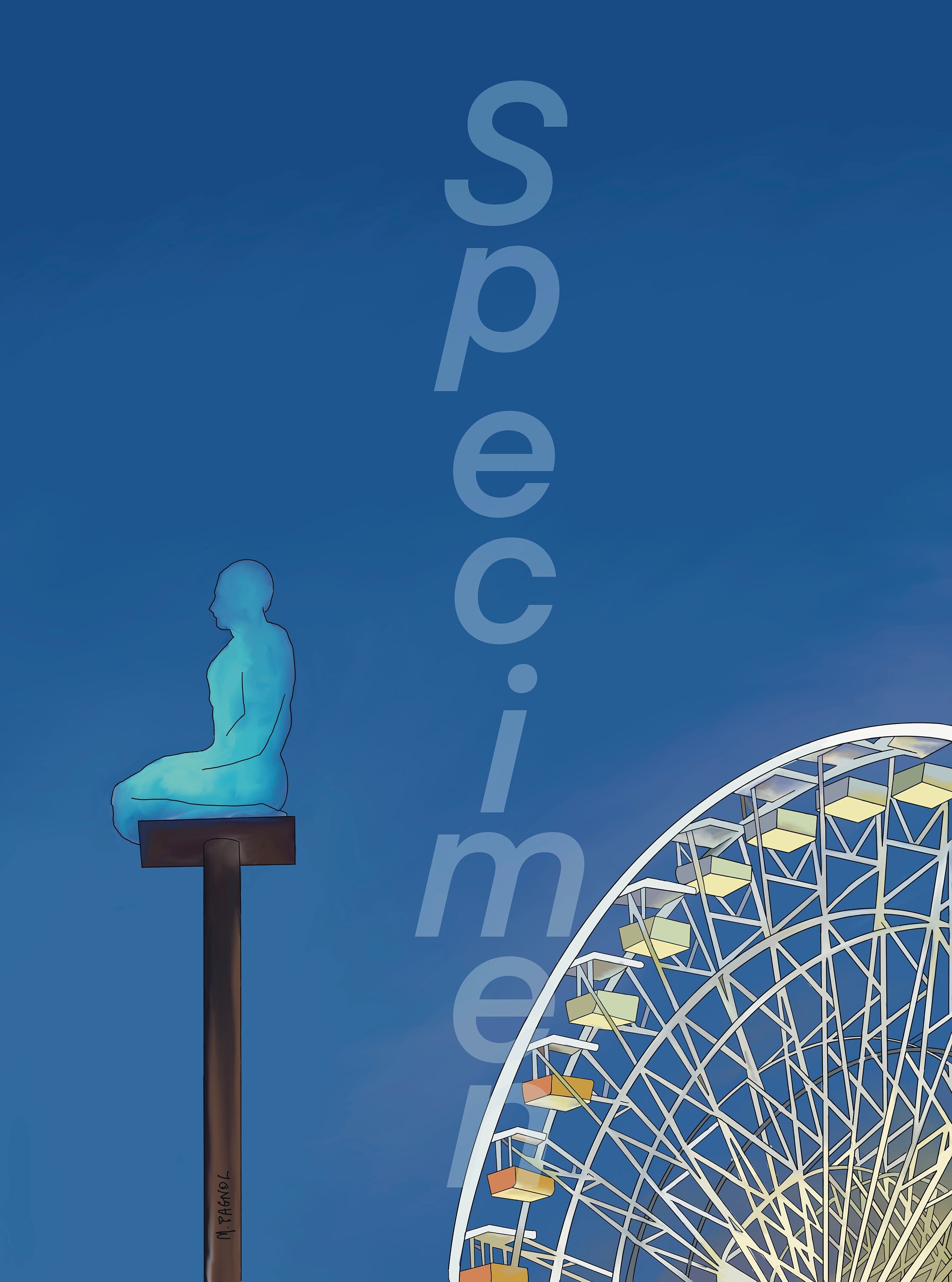 Affiche Ville Nice -Marseille- Cote d'azur - Provence